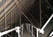 Kongreßhalle Leipzig - Die imposante Dachkonstruktion